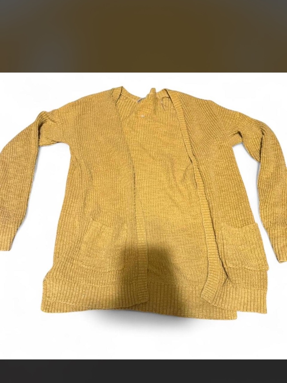 Mossimo Supply Co. Golden Yellow Knit Cardigan